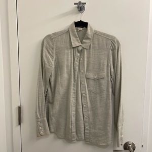 Jcrew grey blouse